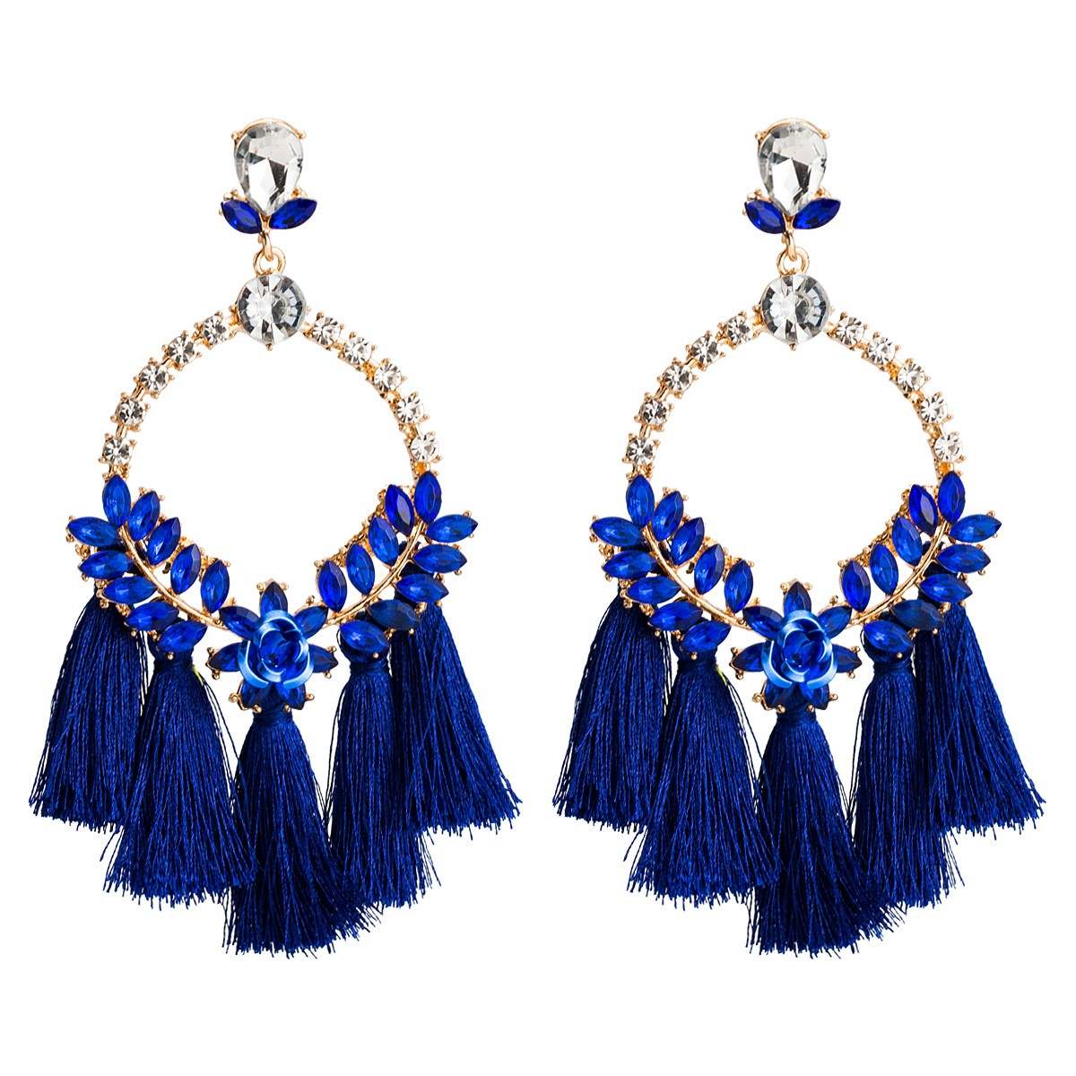 Gizelle Hoops Blue