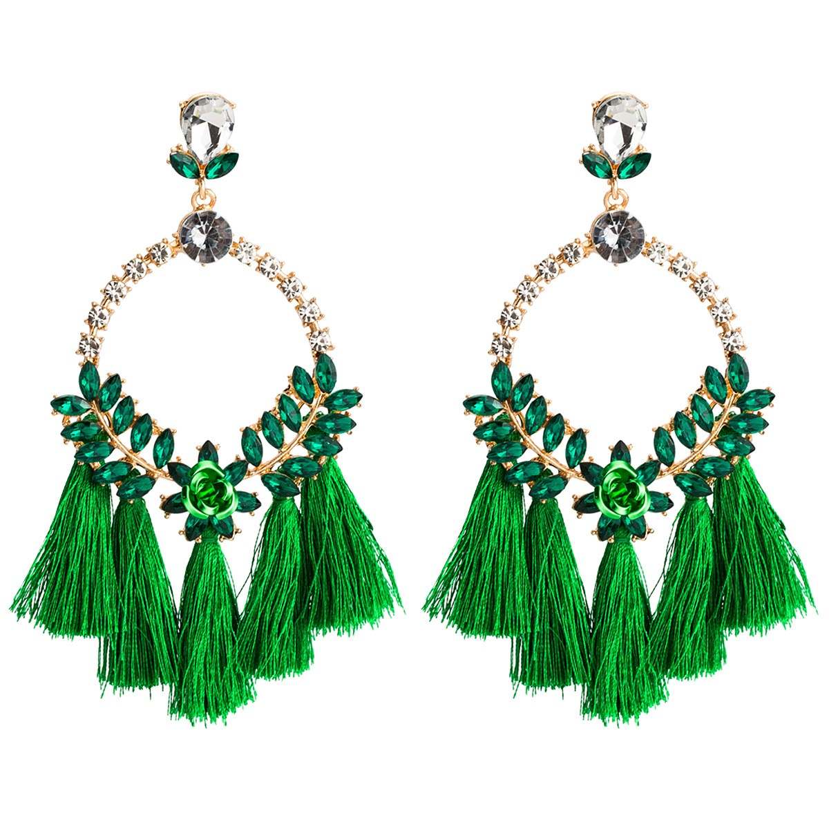 Gizelle Hoops Green